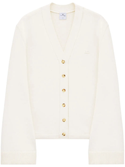 Logo-Appliquéd Cardigan