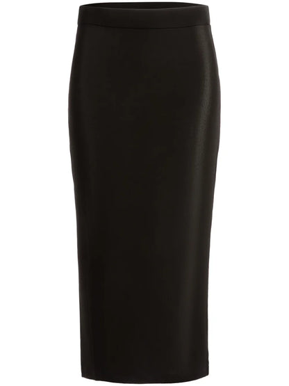 Satin Midi Skirt