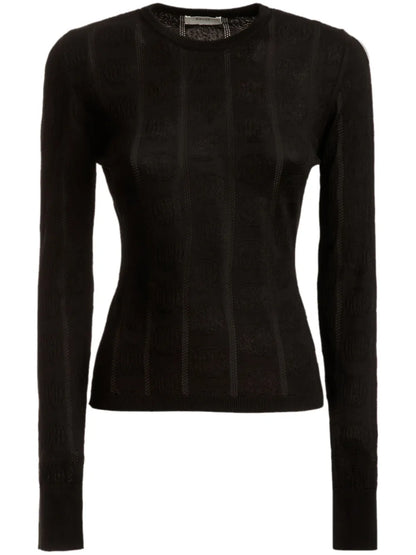 Patterned Intarsia-Knit Jumper