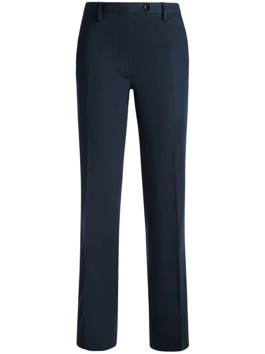 Tailored Slim-Fit Cotton Trousers