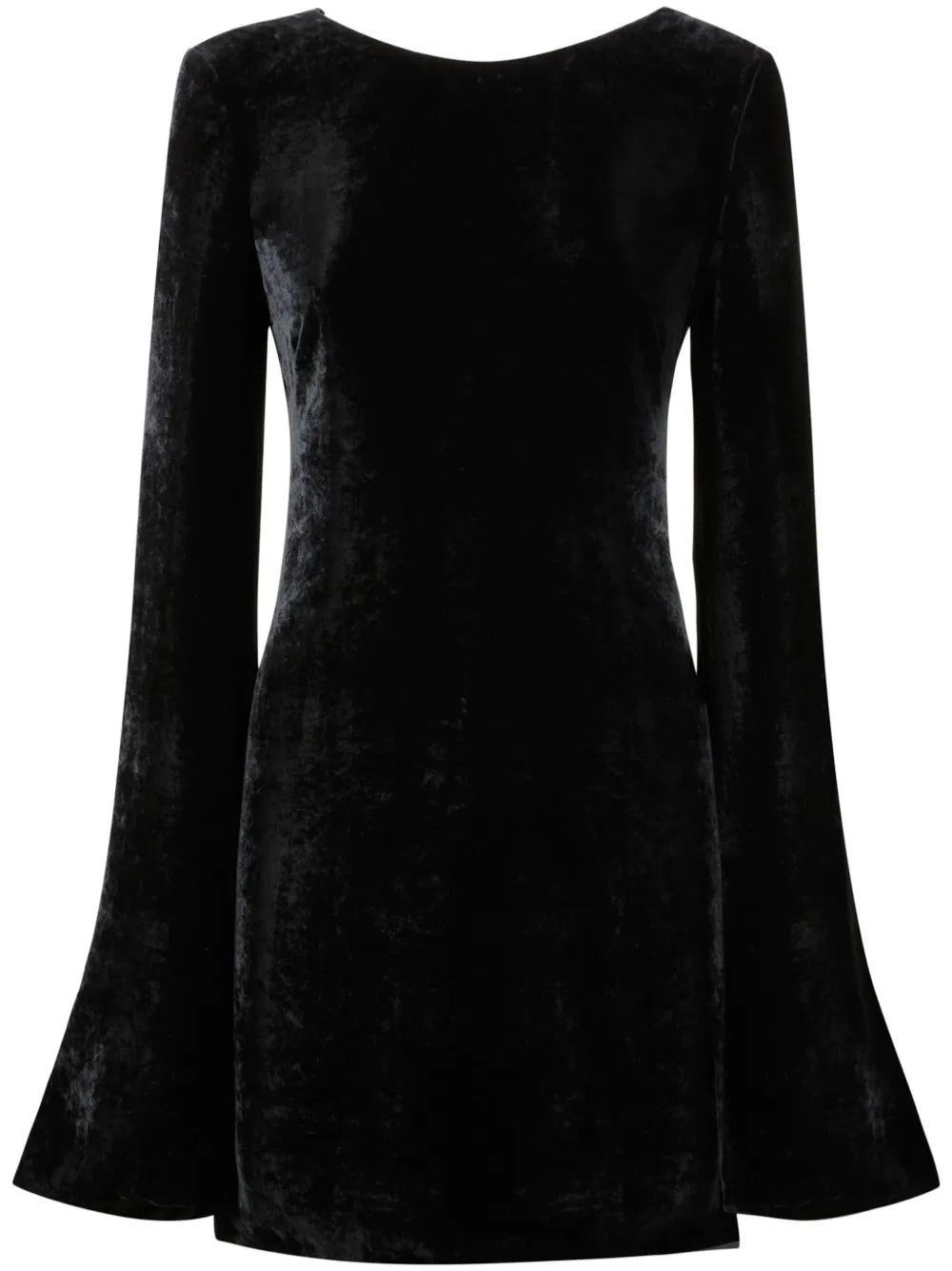 V-Back Velvet Minidress