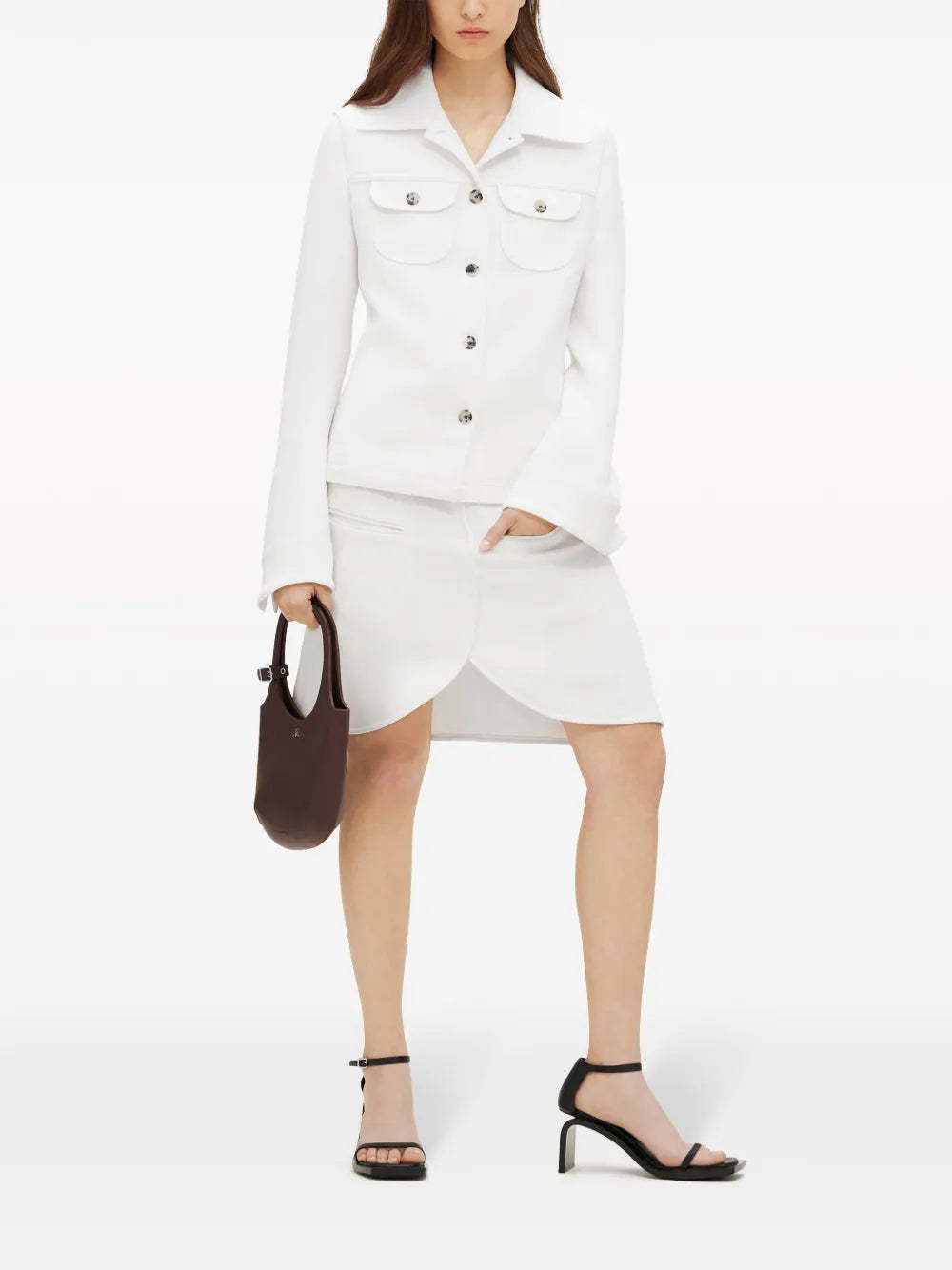Single-Breasted Twill Jacket