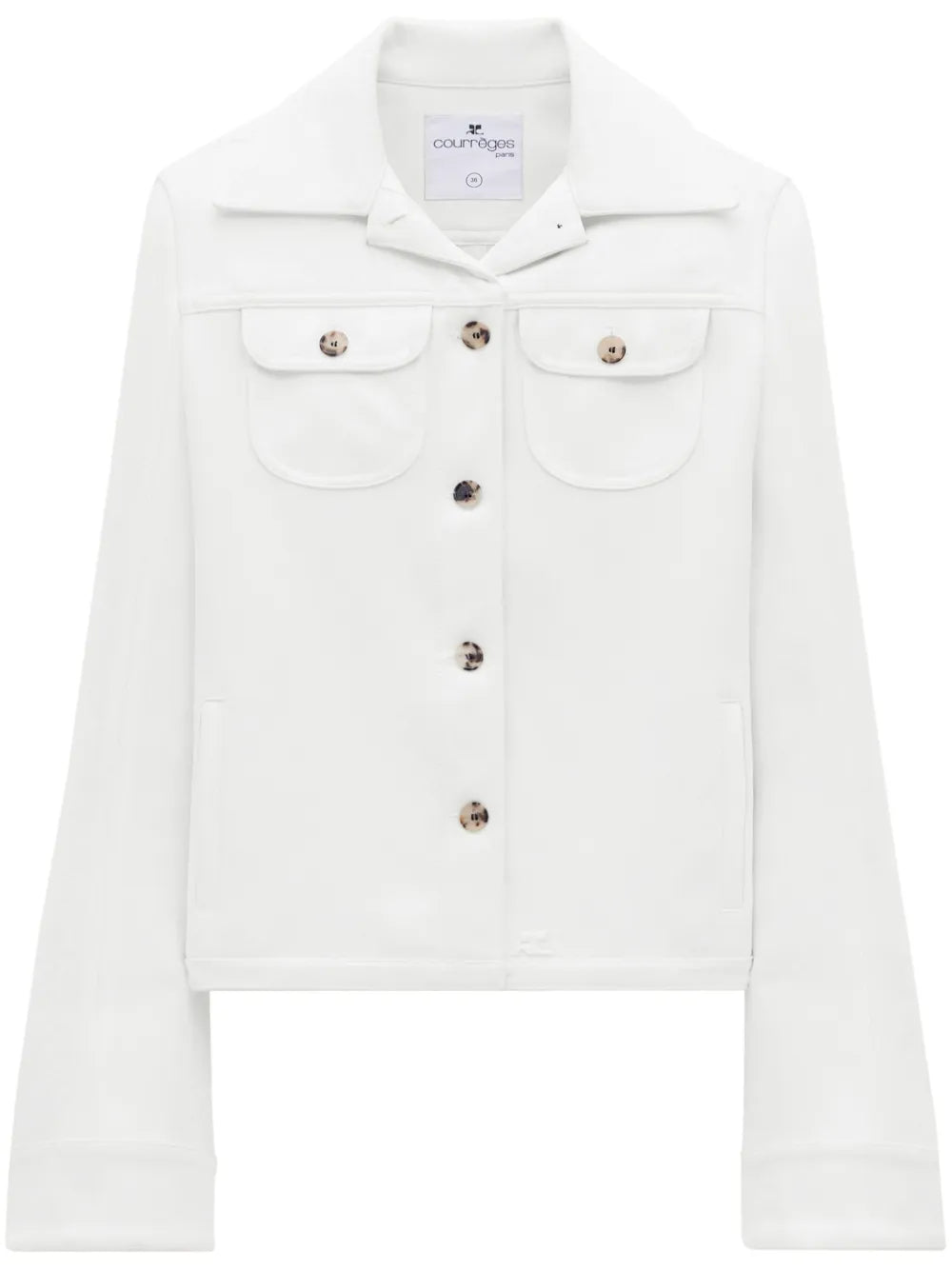 Single-Breasted Twill Jacket