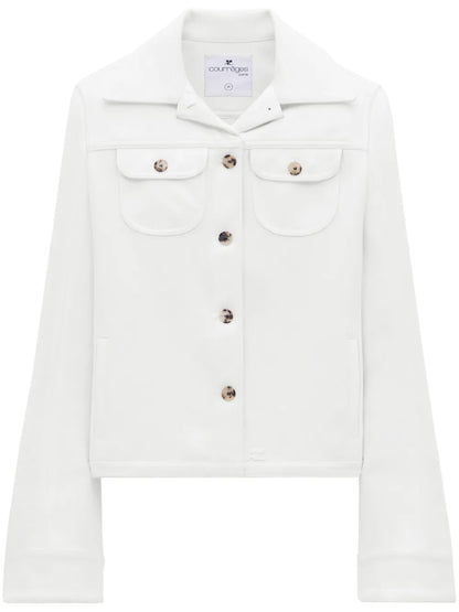 Single-Breasted Twill Jacket