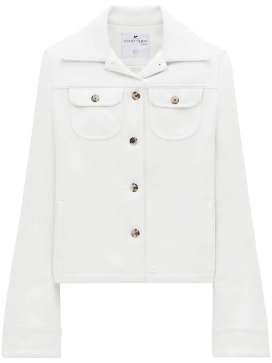 Single-Breasted Twill Jacket