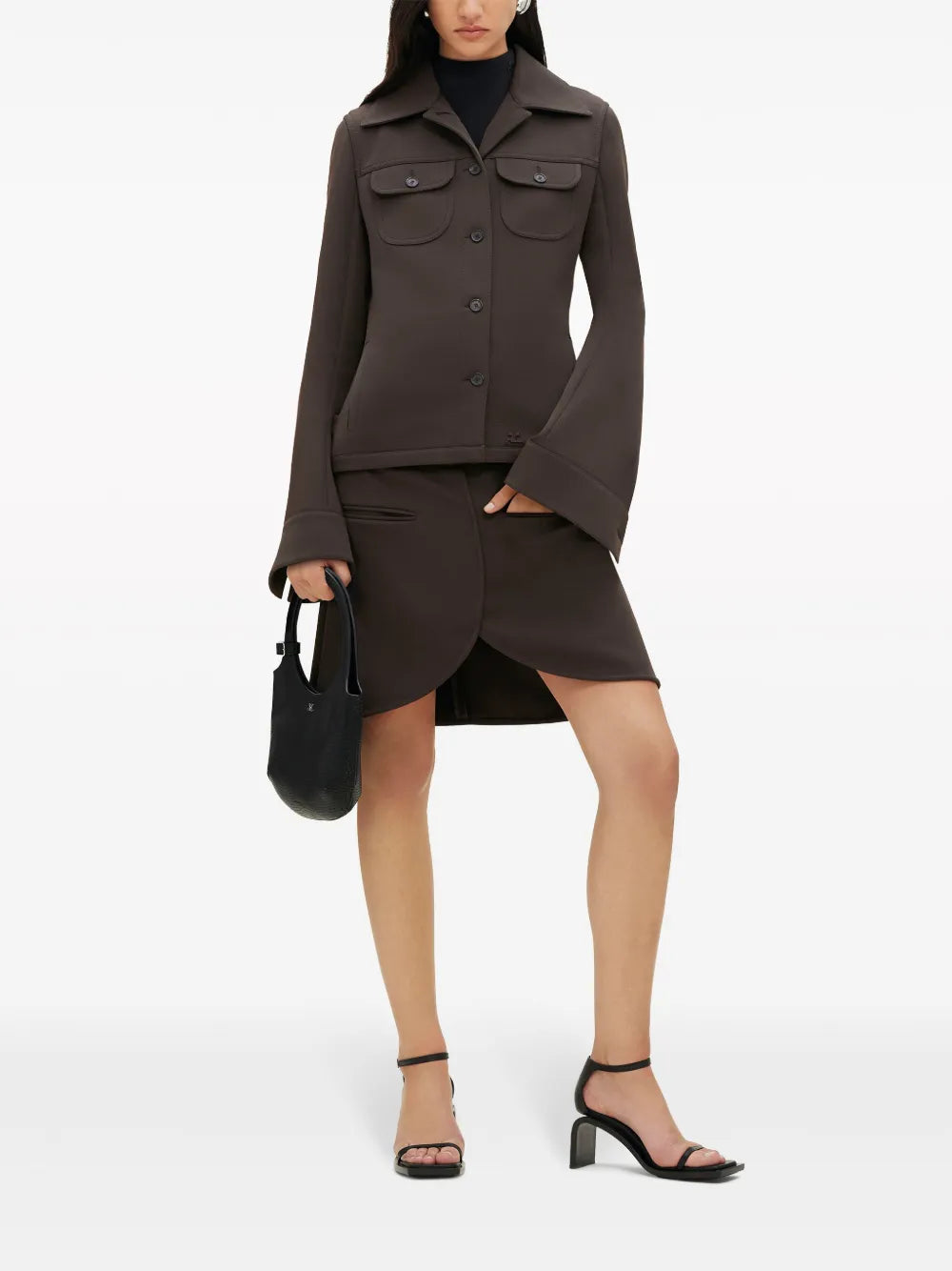 Single-Breasted Twill Jacket