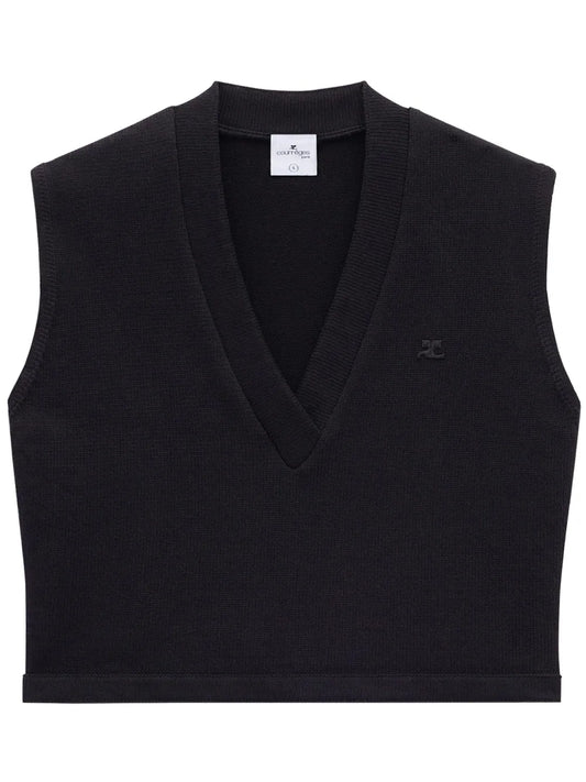 Varsity Logo-Appliqué Vest