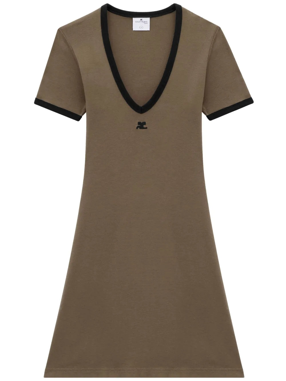 V-Neck Minidress