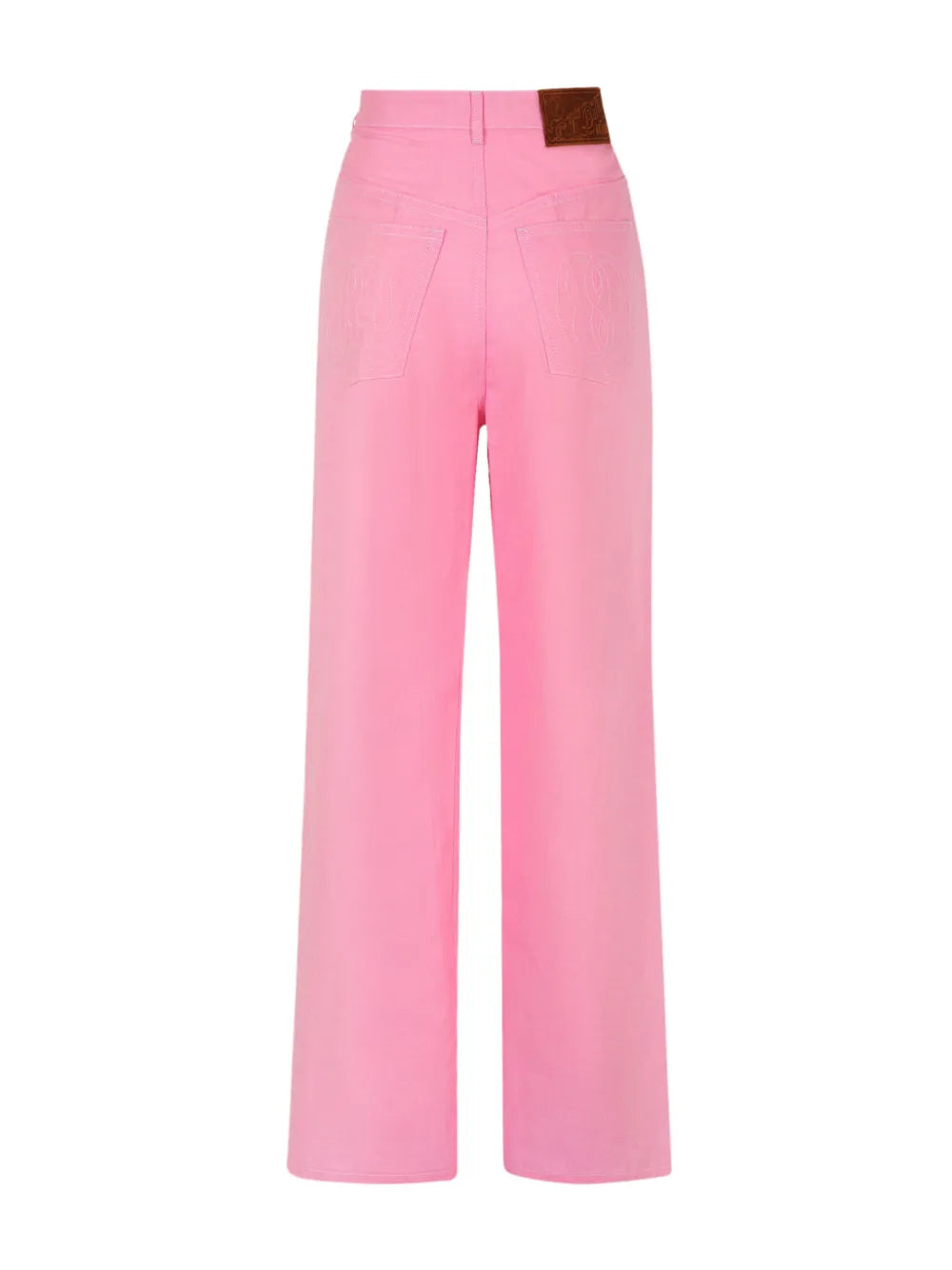 Straight-Leg High-Waist Trousers