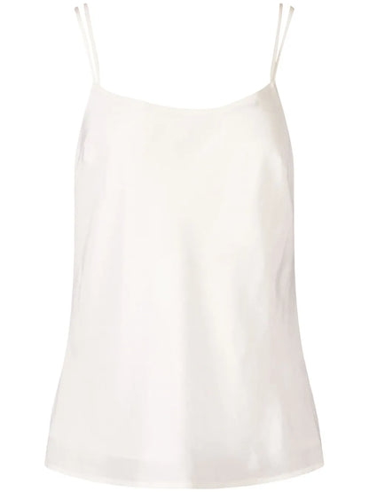 Double-Strap Silk Camisole Top