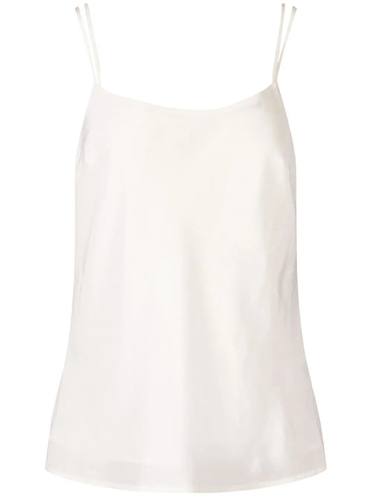 Double-Strap Silk Camisole Top