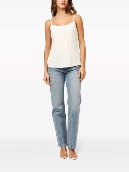 Double-Strap Silk Camisole Top
