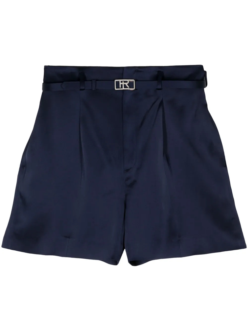 Belted Satin Shorts