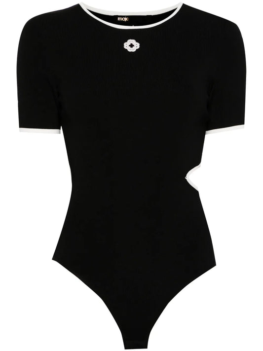 Openwork Knit Bodysuit