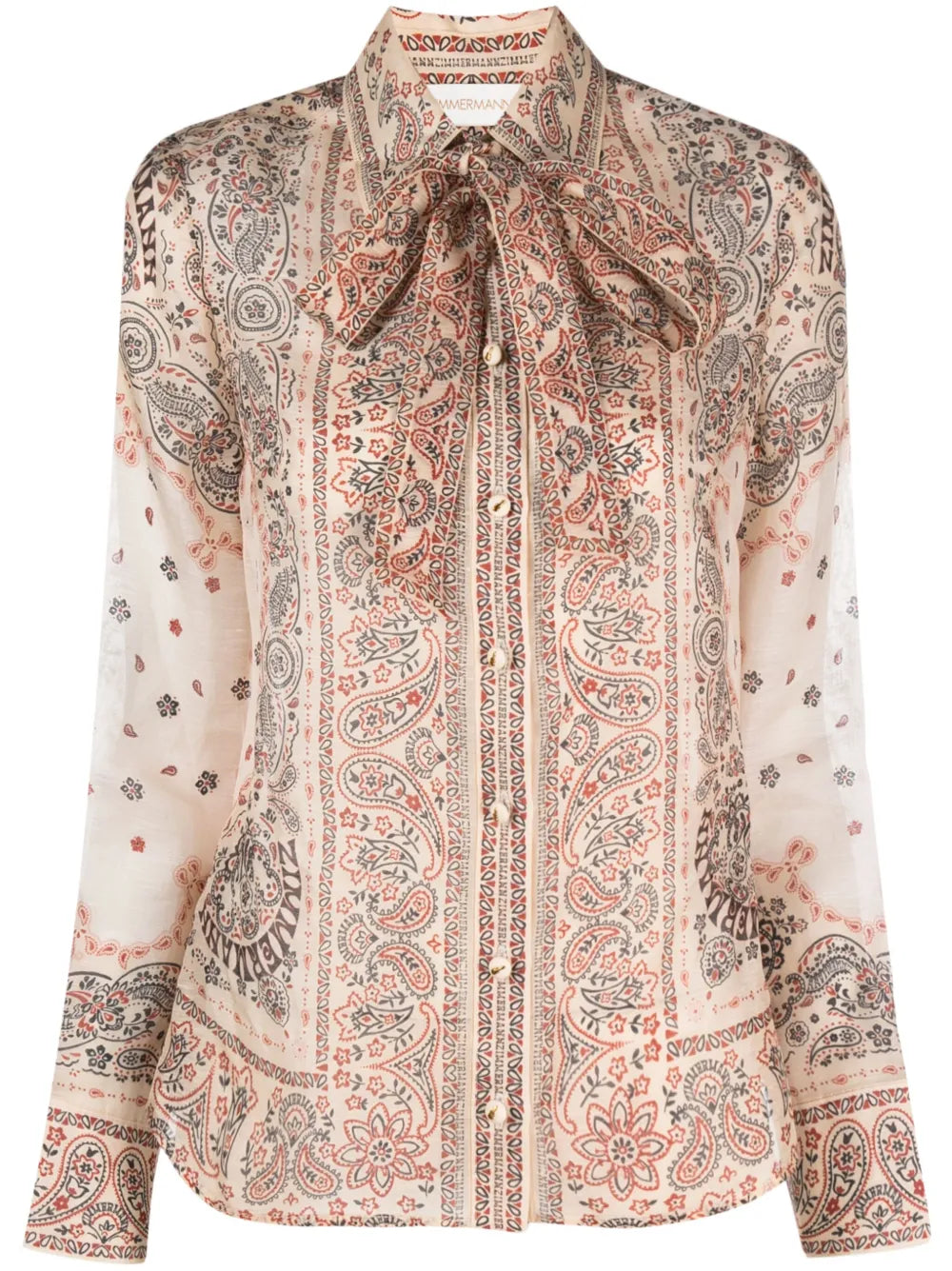 Matchmaker Tie-Neck Blouse