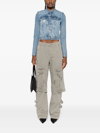 Distressed Denim Jacket