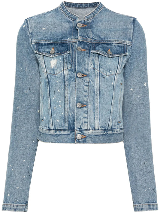Distressed Denim Jacket