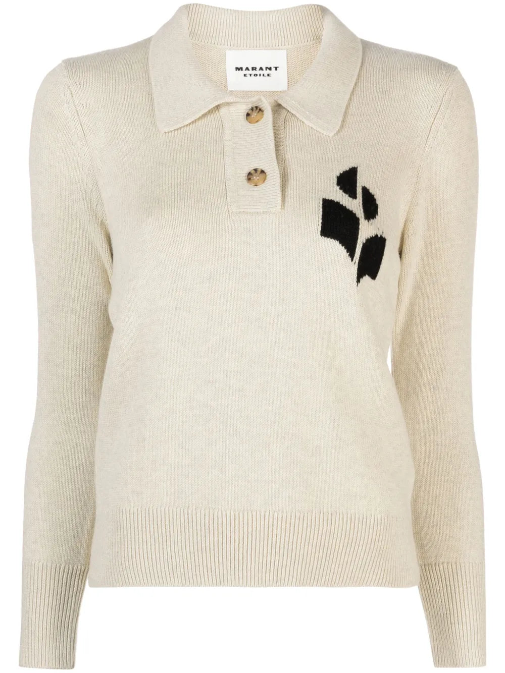 Nola Knitted Polo Sweatshirt