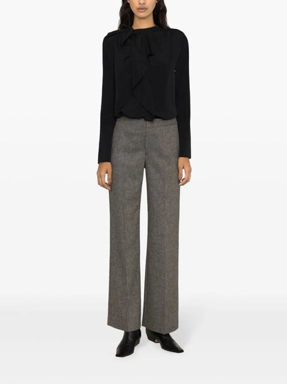 Utah Ruffle-Trim Cady Blouse