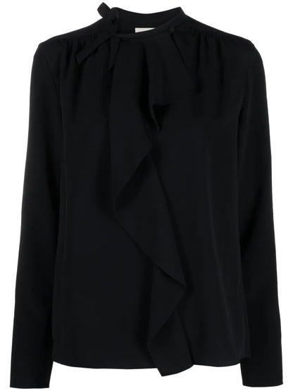 Utah Ruffle-Trim Cady Blouse