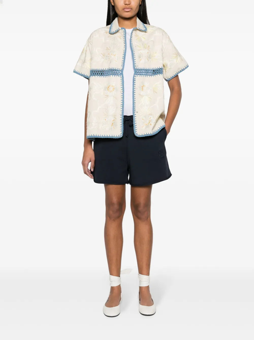 Logo-Embroidered Track Shorts