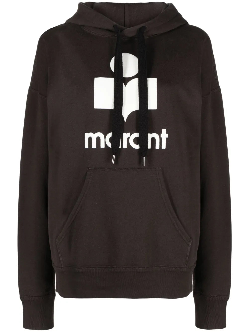 Mansel Flocked-Logo Hoodie