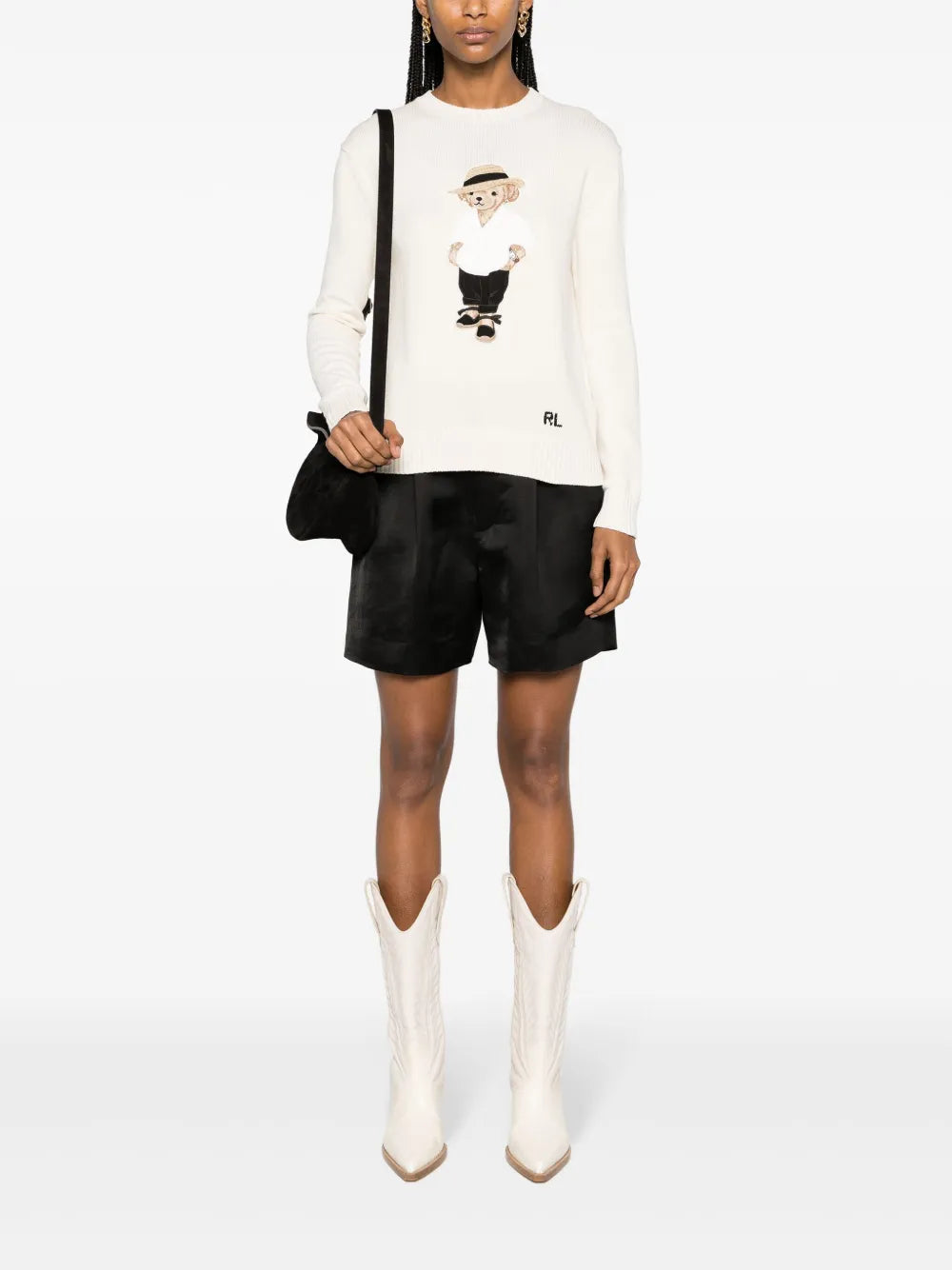 Logo-Embroidered Satin Shorts