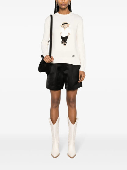 Logo-Embroidered Satin Shorts