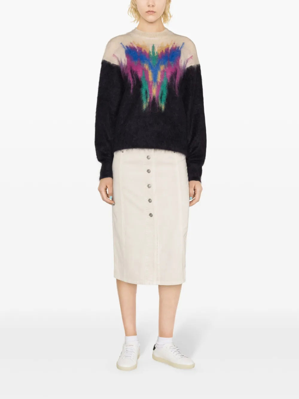 Vandy Midi Denim Skirt