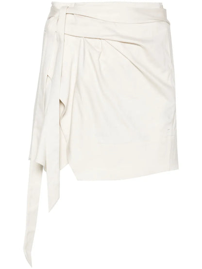 Berenice Wrap Cotton Skirt
