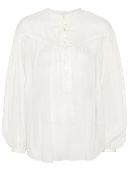 Kiledia Pintuck-Detail Blouse