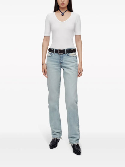 Scoop-Neck Cotton T-Shirt