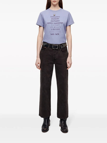 Mid-Rise Wide-Leg Jeans