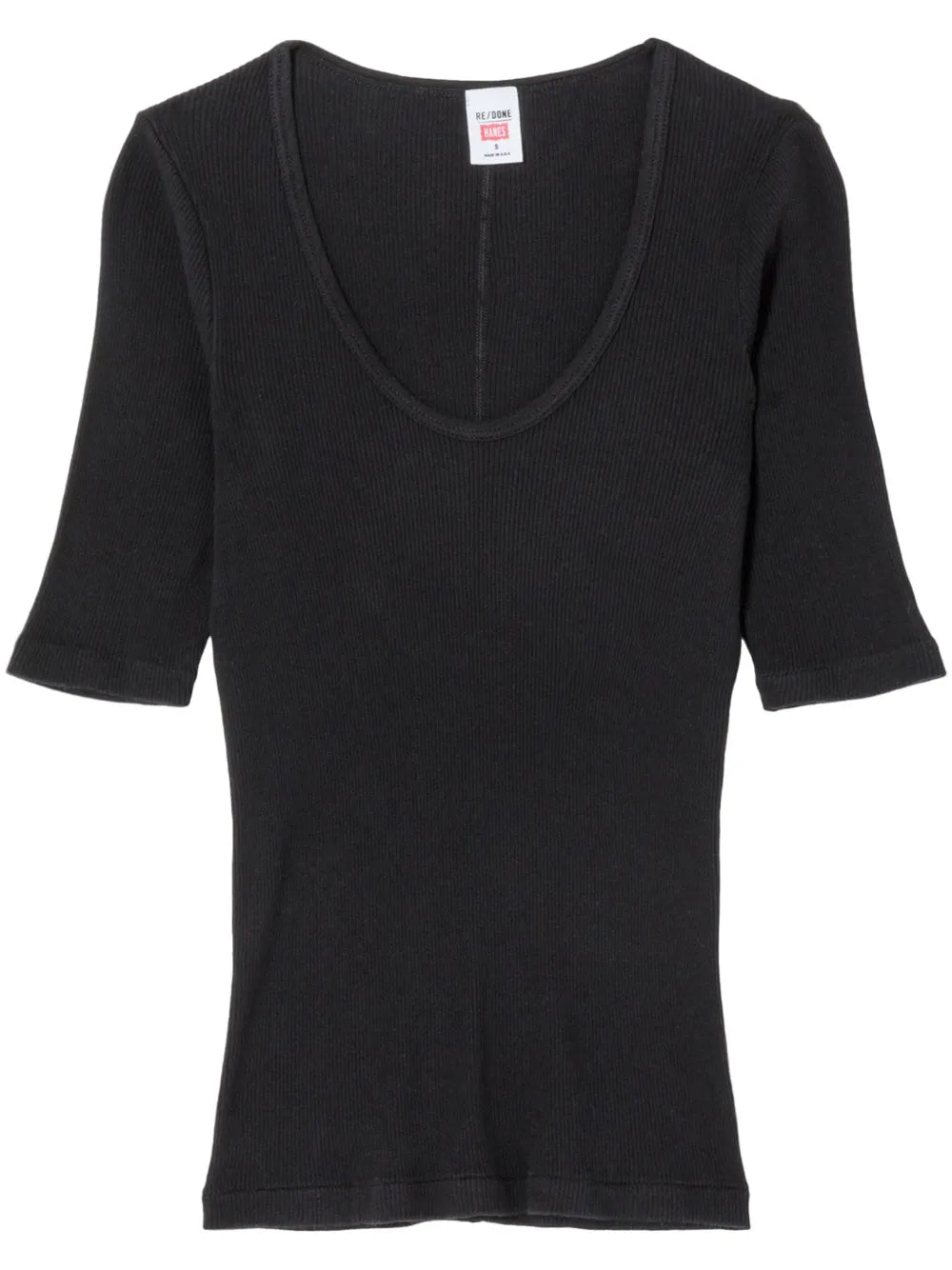 Scoop-Neck Cotton Top