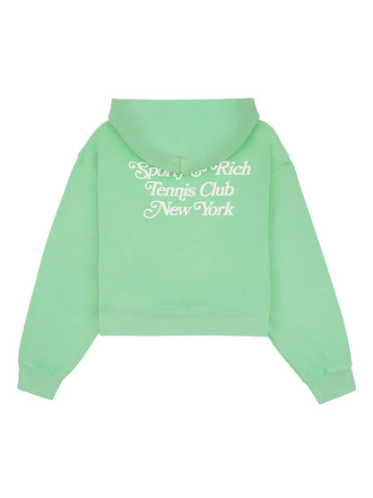 Ny Tennis Club Cropped Hoodie