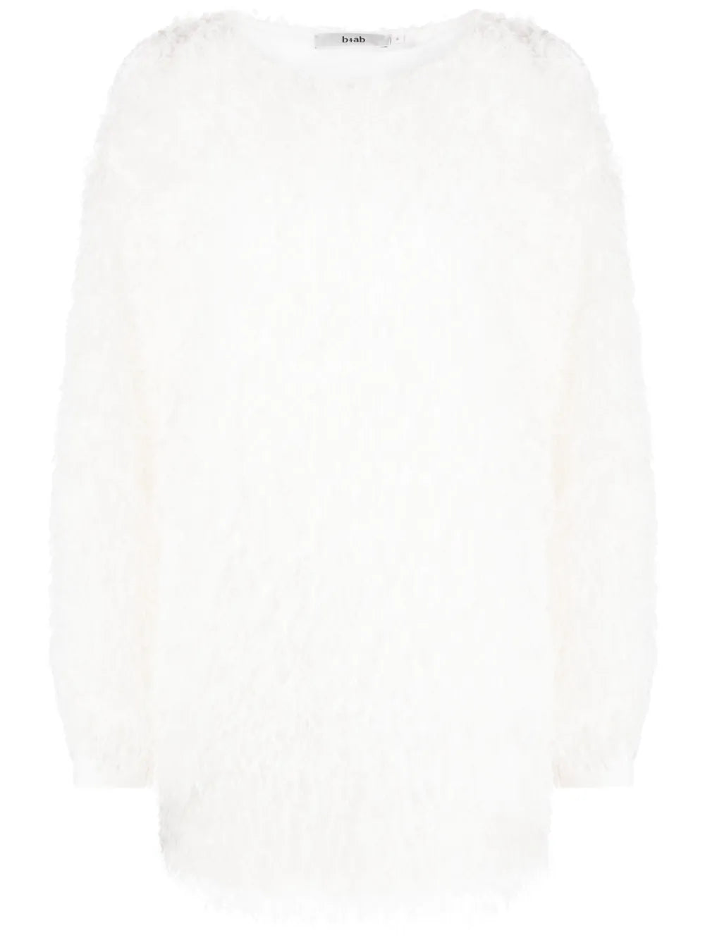 Textured-Finish Long-Sleeves Dress