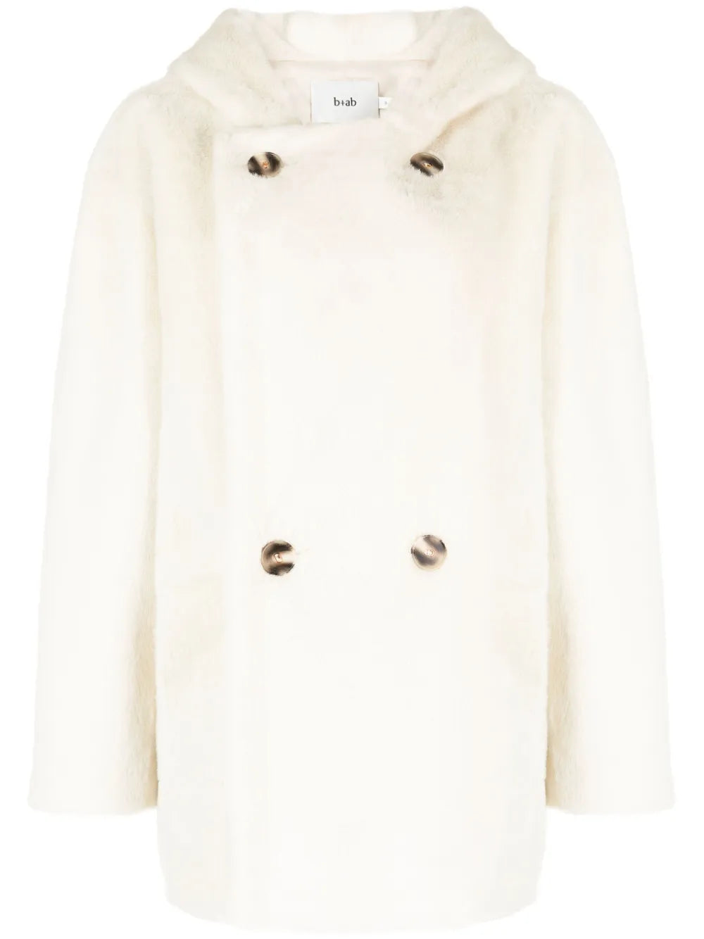 Faux-Fur Double-Breasted Jacket