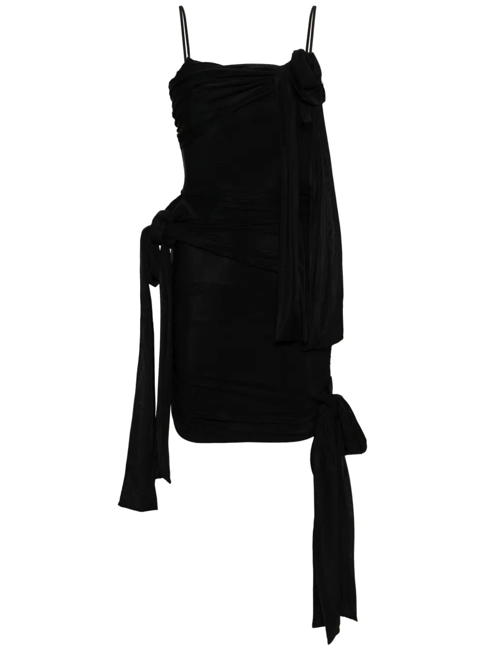 Sash-Detailing Mini Dress