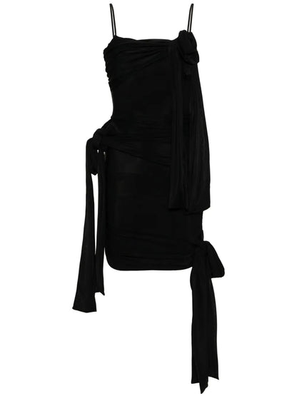 Sash-Detailing Mini Dress