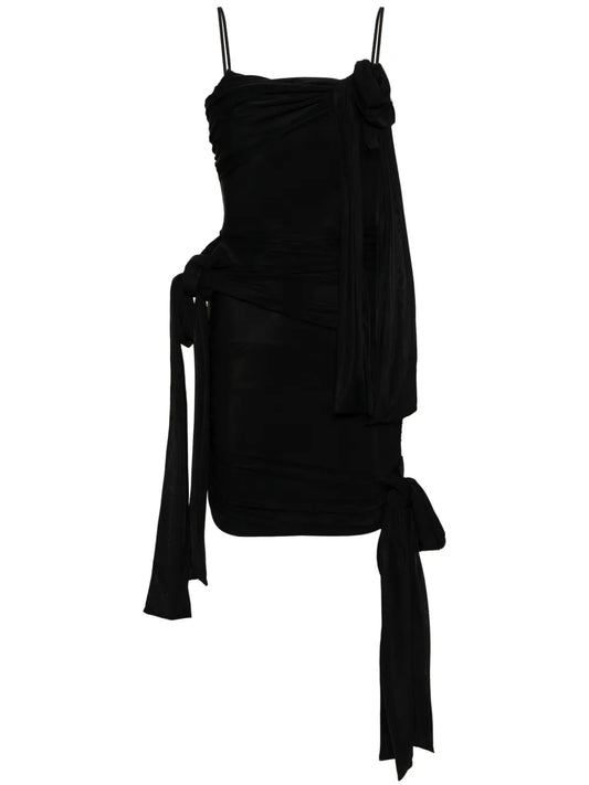 Sash-Detailing Mini Dress