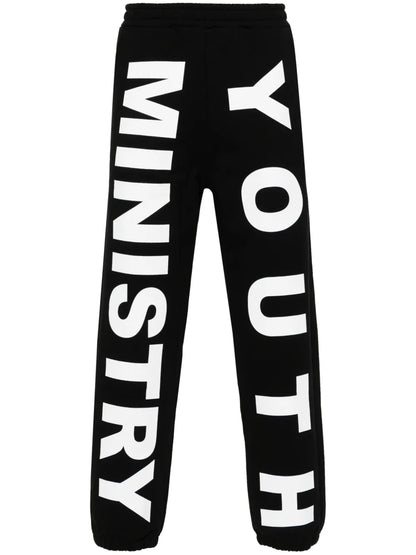 Logo-Print Cotton Track Pants