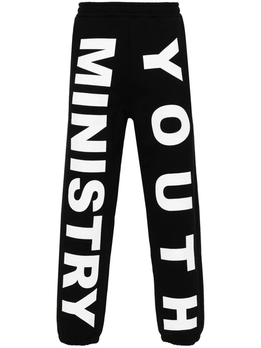 Logo-Print Cotton Track Pants