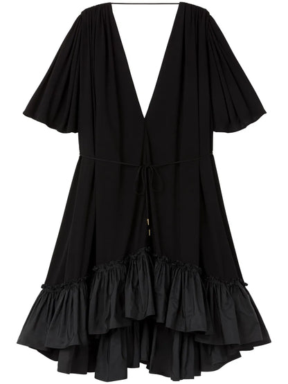 Amanda Ruffled A-Line Dress