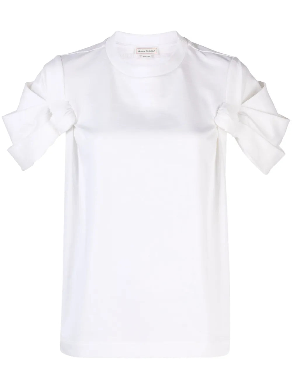 Knot-Detail Cotton T-Shirt