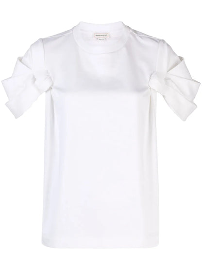 Knot-Detail Cotton T-Shirt