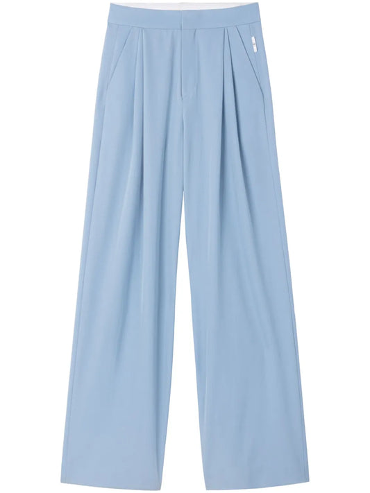 Manon Pleat-Detail Palazzo Pants