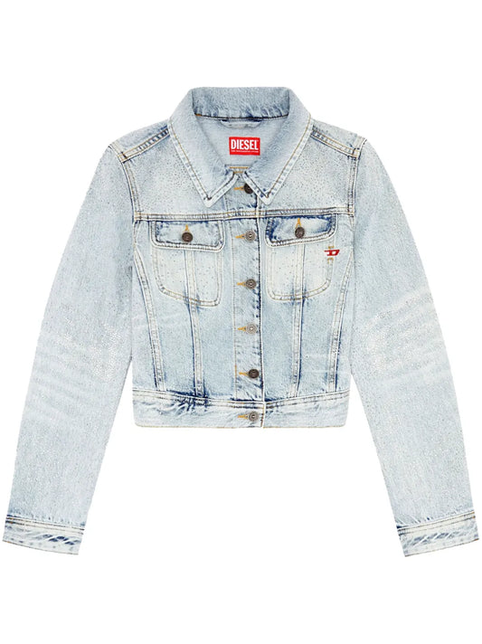 De-Slimmy-S Cropped Denim Jacket