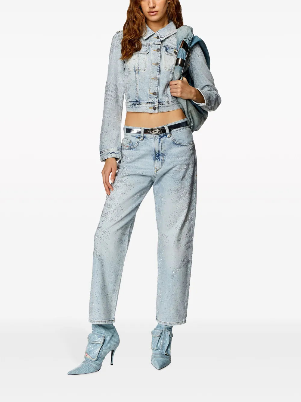 De-Slimmy-S Cropped Denim Jacket