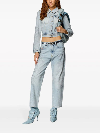 De-Slimmy-S Cropped Denim Jacket