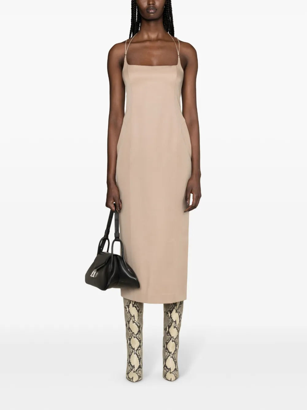 Panelled Virgin-Wool Dress